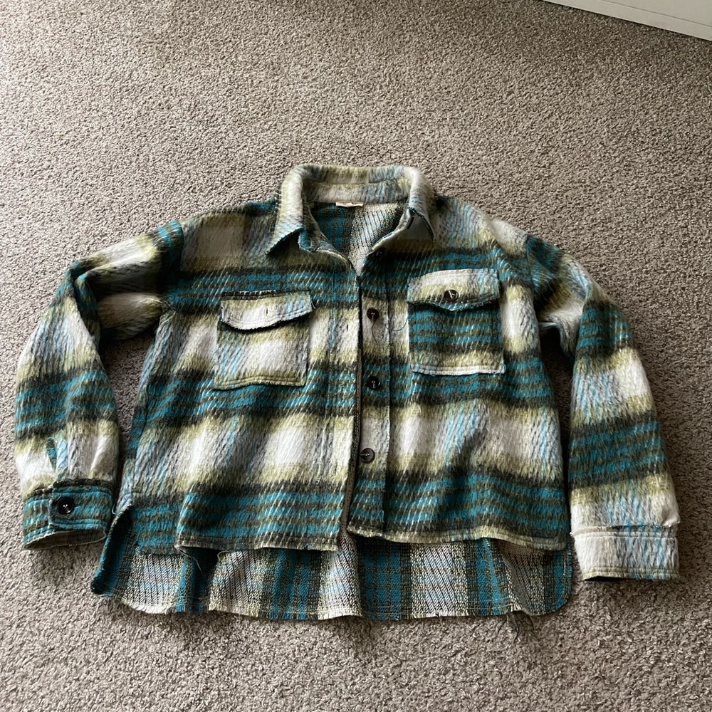 La Miel Plaid Shacket